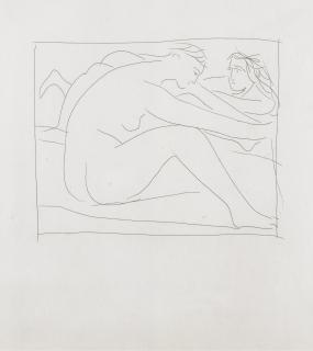 Pablo Picasso - Deux Femmes Nues (Bloch 123)