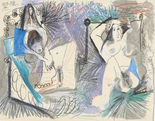 Pablo Picasso - Deux nus couchés