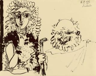 Pablo Picasso - Deux personnages