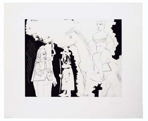 Pablo Picasso - Ecuyère, \