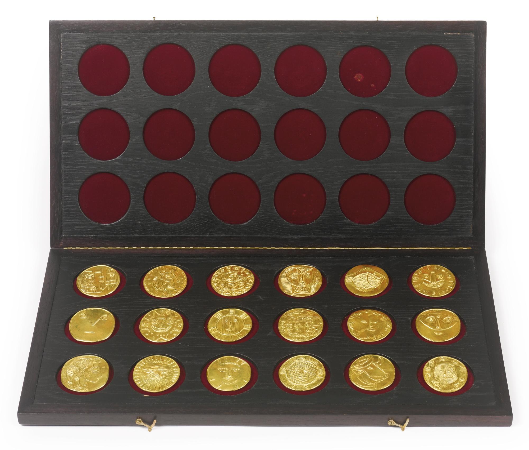 Pablo Picasso - Eighteen Gold Medallions 
