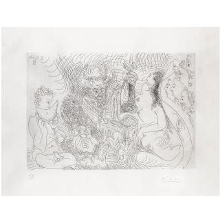 Pablo Picasso - El Entierro Del Conde De Orgaz: One Plate (B. 1477)