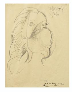 Pablo Picasso - Étude De Visage (Dora Maar)