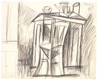 Pablo Picasso - Étude (Intérieur)