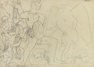Pablo Picasso - Etude Pour Guerre Et Paix