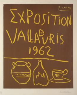Pablo Picasso - Exposition Vallauris 1962 (Bloch 1299; Baer 1335 Ba)