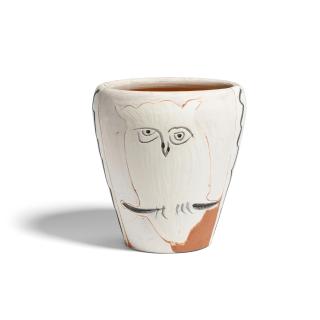 Pablo Picasso - Face and owl