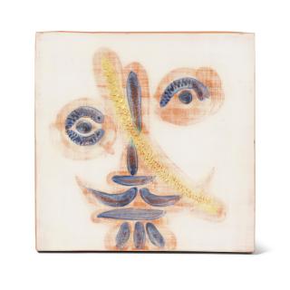 Pablo Picasso - Face with Oblique Line