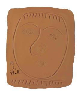 Pablo Picasso - Face with Round Nose (A.R. 621)