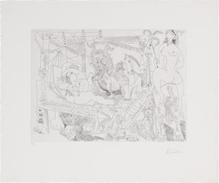 Pablo Picasso - Fantaisie dans le Genre du Rêve de Füssli (B. 1536; Ba. 1552)