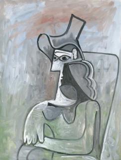 Pablo Picasso - Femme Assise Au Chapeau