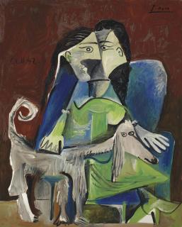 Pablo Picasso - Femme au chien