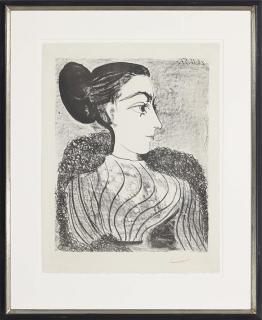 Pablo Picasso - Femme au Chignon (1er état)