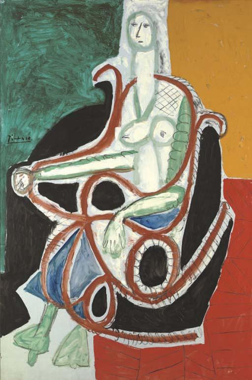 Pablo Picasso - Femme dans un rocking-chair