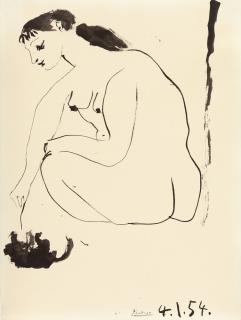 Pablo Picasso - Femme et chat