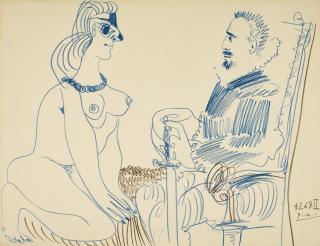 Pablo Picasso - Femme Et Mousquetaire