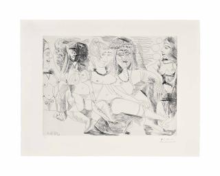 Pablo Picasso - Five Nude Prostitutes, From: Series 156 (Bloch 1999)