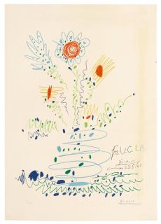 Pablo Picasso - Fleurs (for U.C.L.A.)