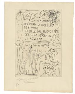 Pablo Picasso - Frontispiece, From: El Entierro Del Conde De Orgaz