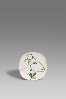 Pablo Picasso - Goat\'s head in profile.