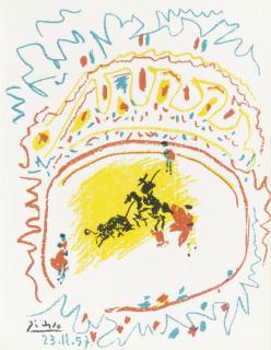 Pablo Picasso - Hommage à Pablo Picasso, XXieme Siècle, Paris, 1971 (Bloch 839; Mourlot 302)