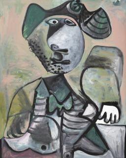Pablo Picasso - Homme Assis