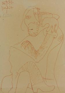 Pablo Picasso - Homme assis