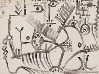 Pablo Picasso - Homme Et Femme