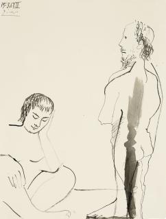 Pablo Picasso - Homme et femme