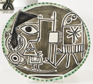 Pablo Picasso - Jacqueline Au Chevalet (A. R. 333)