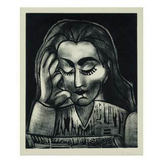 Pablo Picasso - Jacqueline Lisant (B. 1181; Ba. 1292)