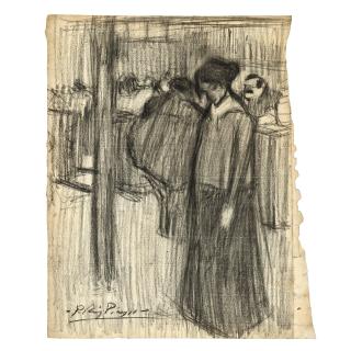 Pablo Picasso - Jeune femme dans un café