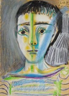 Pablo Picasso - Jeune Garçon. Buste