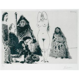 Pablo Picasso - Jeune Homme Faisant Sa Declaration En Presence Des Autorites (B. 1594) 