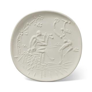 Pablo Picasso - Joueur de diaule et faune (A.R. 342)