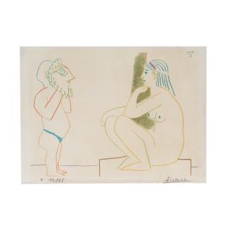 Pablo Picasso - La comédie Humaine, 1954