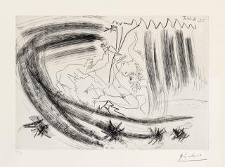 Pablo Picasso - L\'Abduction, From: Séries 156