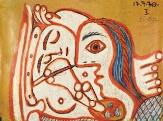 Pablo Picasso - Le Peintre Et Son Modele, 17 Juillet 1970