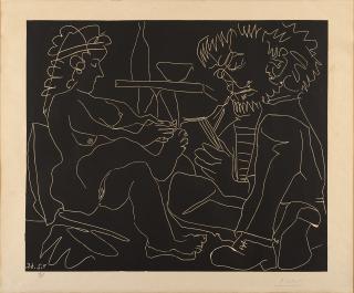 Pablo Picasso - Le Peintre et son modèle