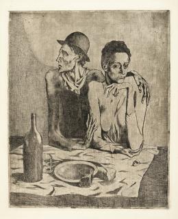 Pablo Picasso - Le Repas Frugal (B. 1; Ba. 2)
