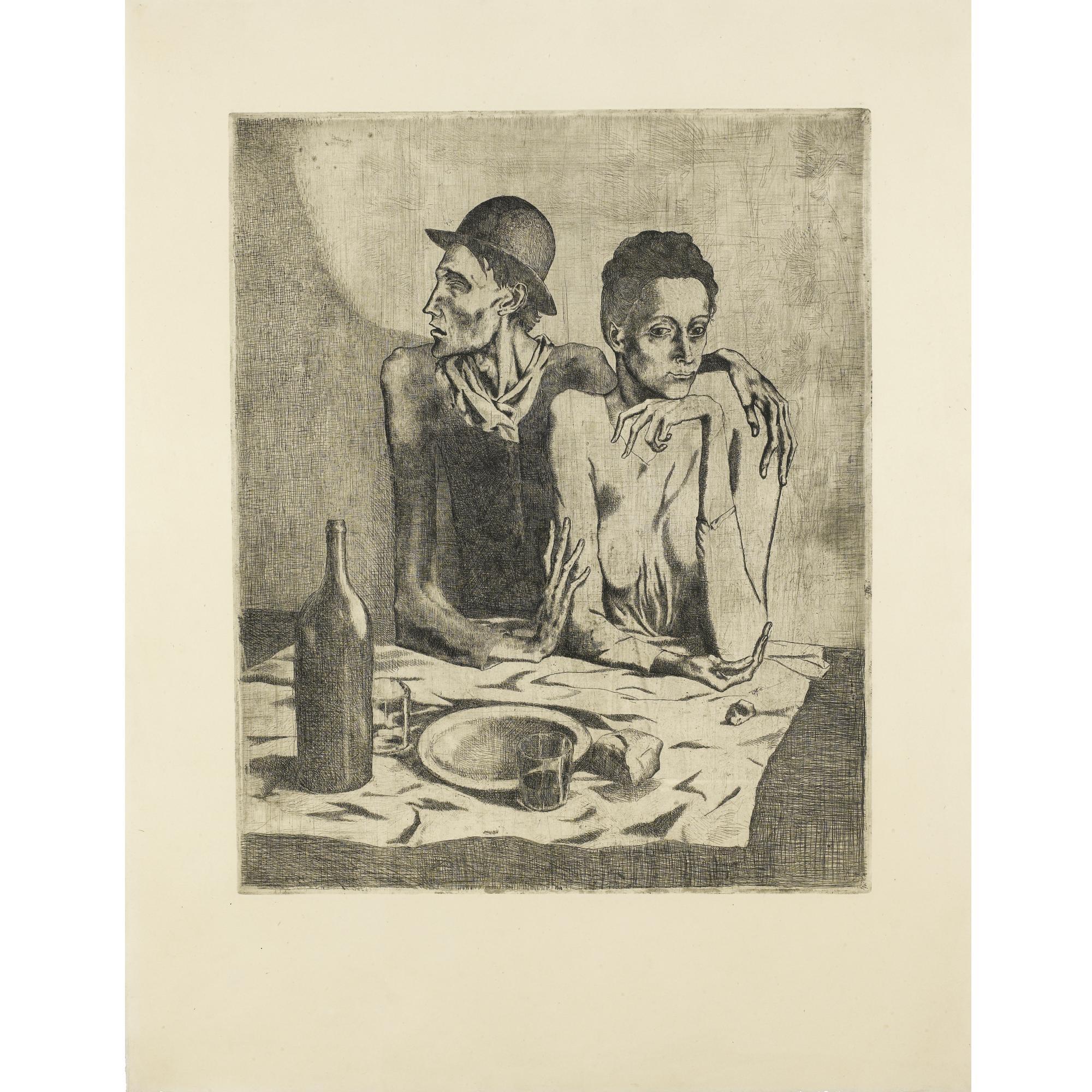 Pablo Picasso - Le Repas Frugal (B. 1)