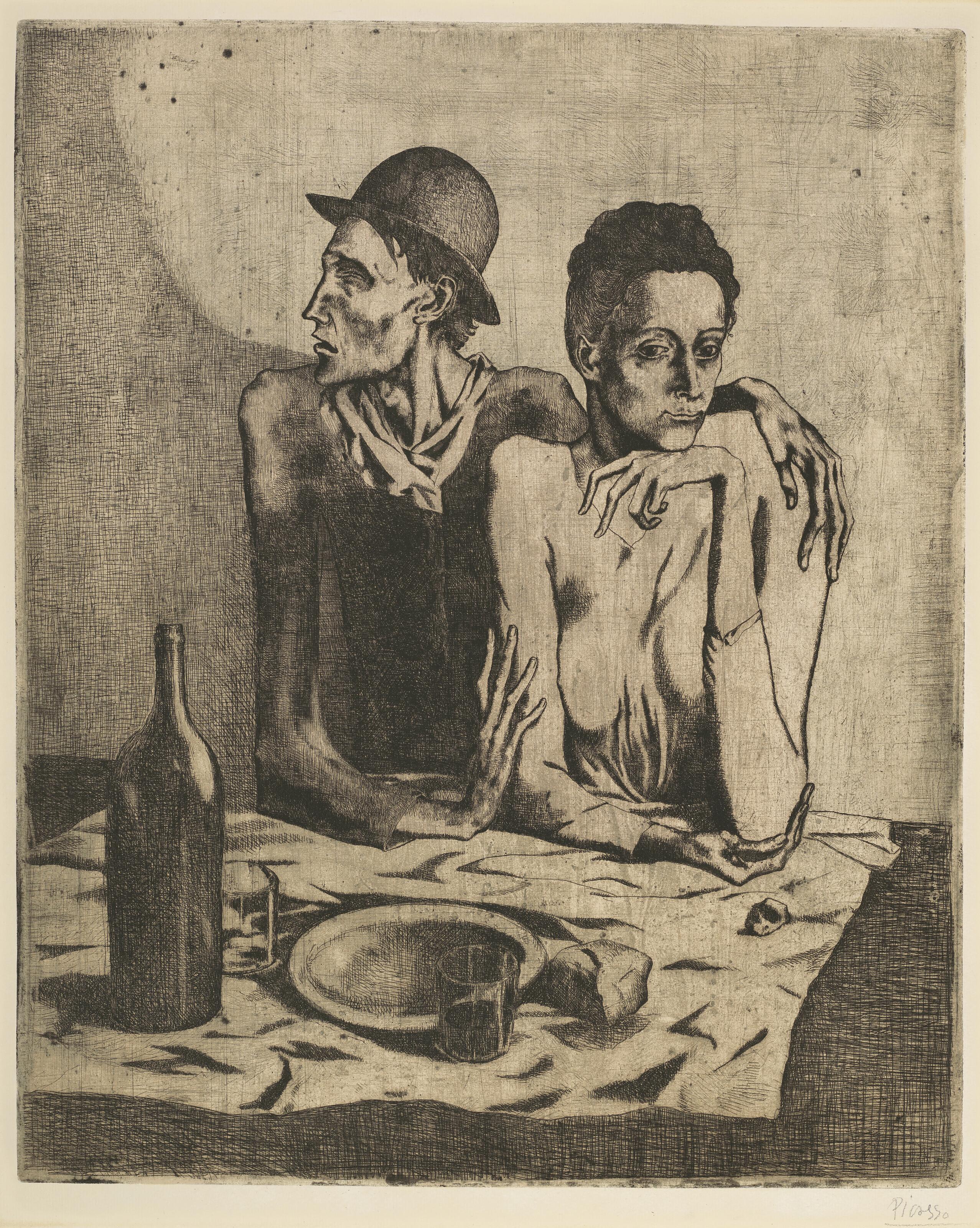Pablo Picasso - Le repas frugal