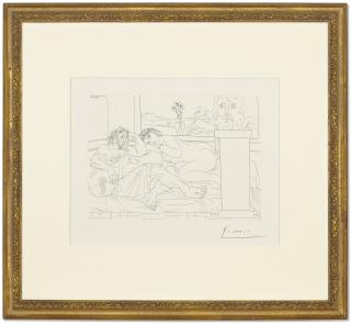 Pablo Picasso - Le Repos du Sculpteur IV, from: La Suite Vollard