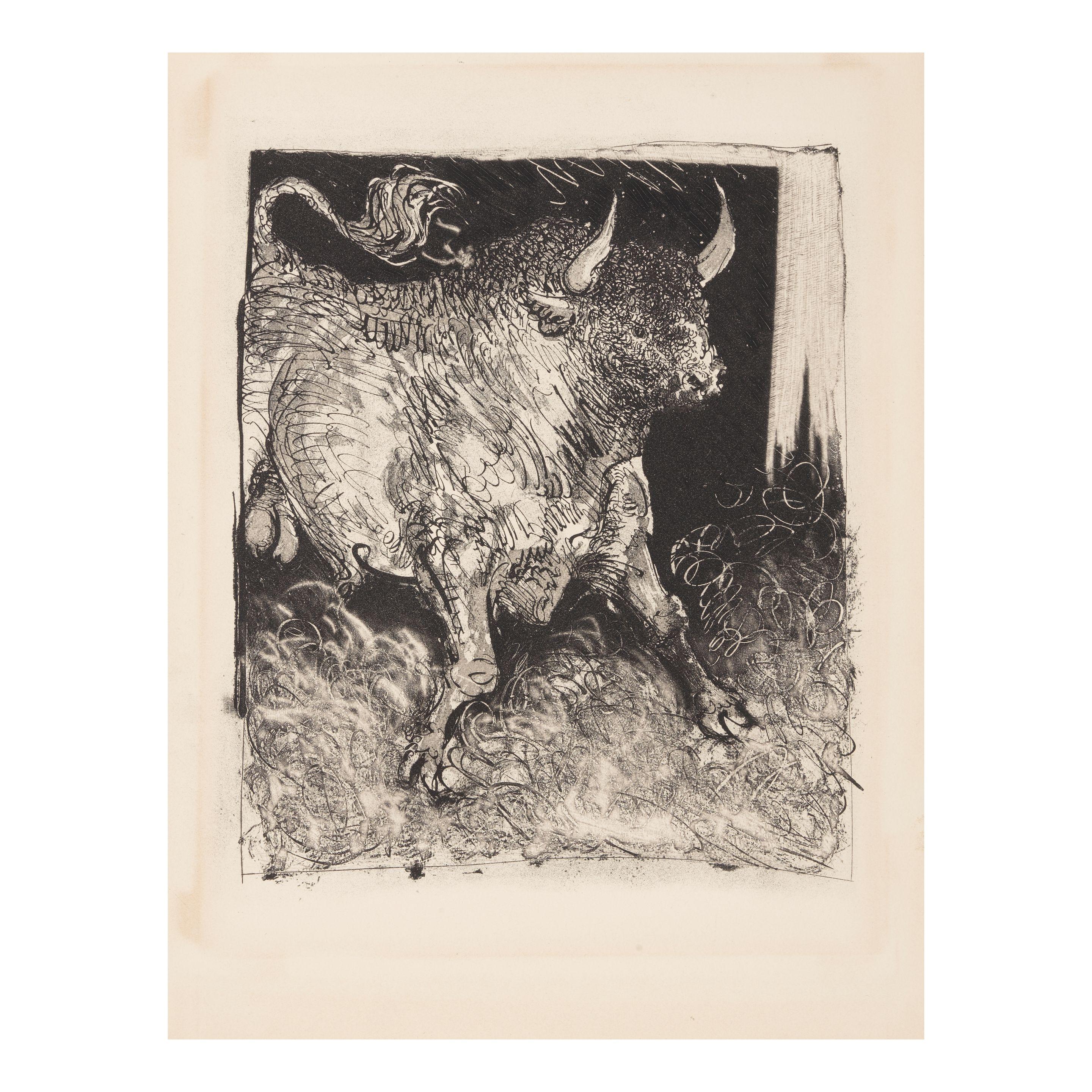 Pablo Picasso - Le Toro Espagnol, from Histoire Naturelle