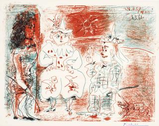 Pablo Picasso - L\'Ecuyère et les clowns
