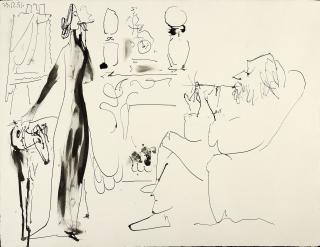 Pablo Picasso - Les Fumeurs