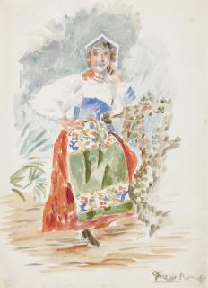 Pablo Picasso - L\'Italienne