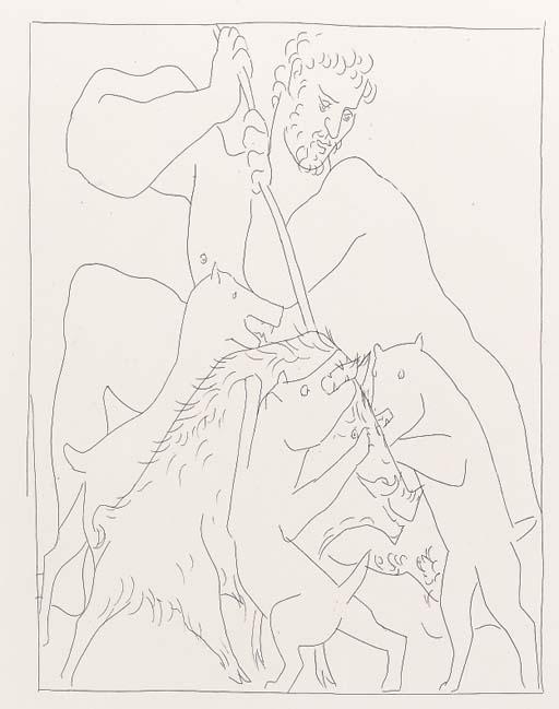 Pablo Picasso - Metamorphoses D\'Ovide: Three Plates (B. 114, 16, 22; Ba. 158, 60, And 66)