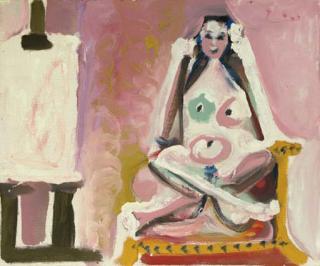 Pablo Picasso - Modèle dans l\'atelier