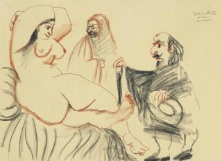 Pablo Picasso - Mousquetaire Et Courtisane